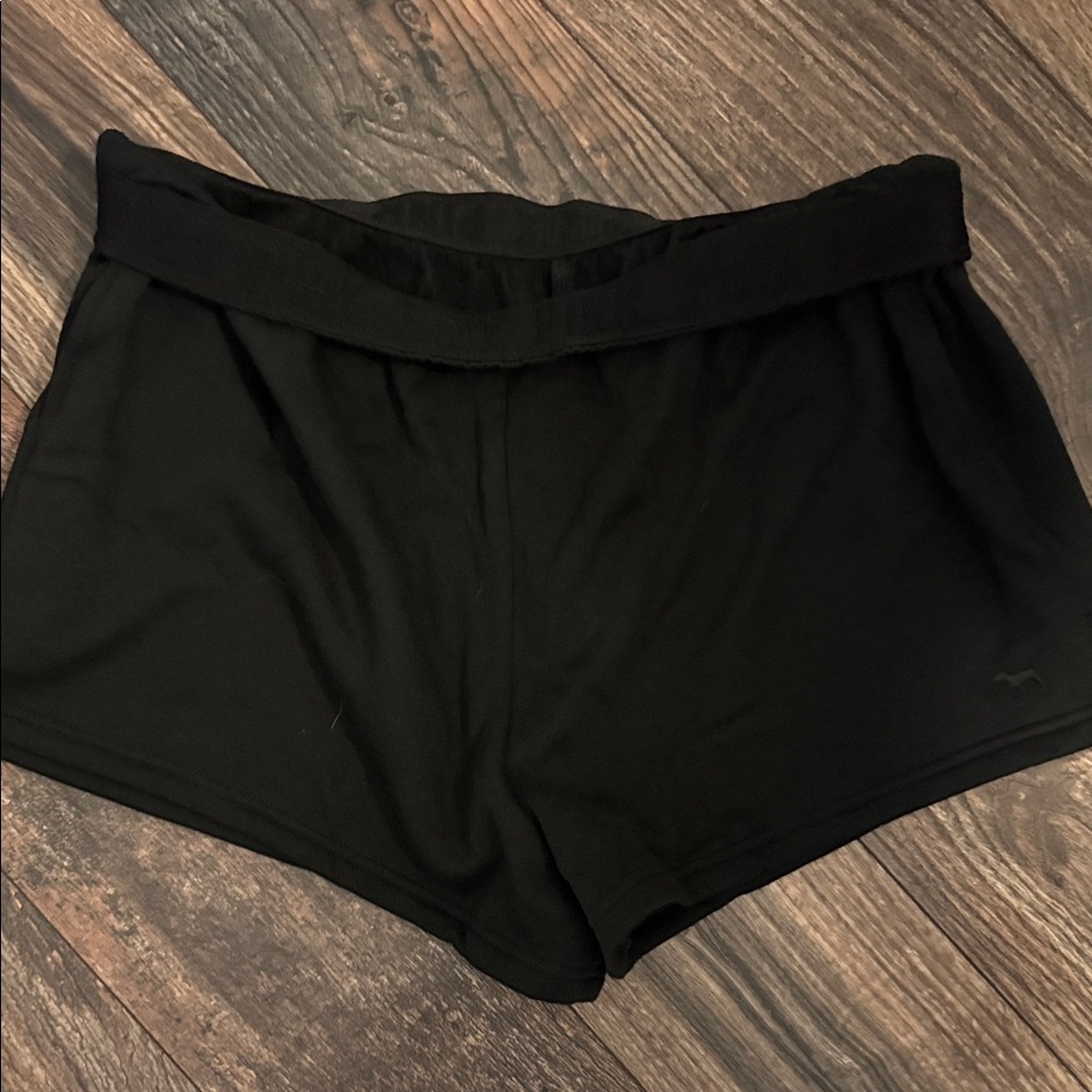 Pink Victoria’s Secret fold over new with tags Black Women's Shorts large